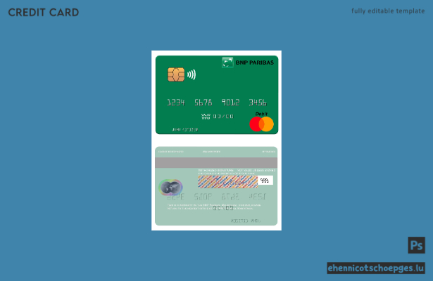 Mauretanien BNP Paribas Mastercard Beispielvorschau